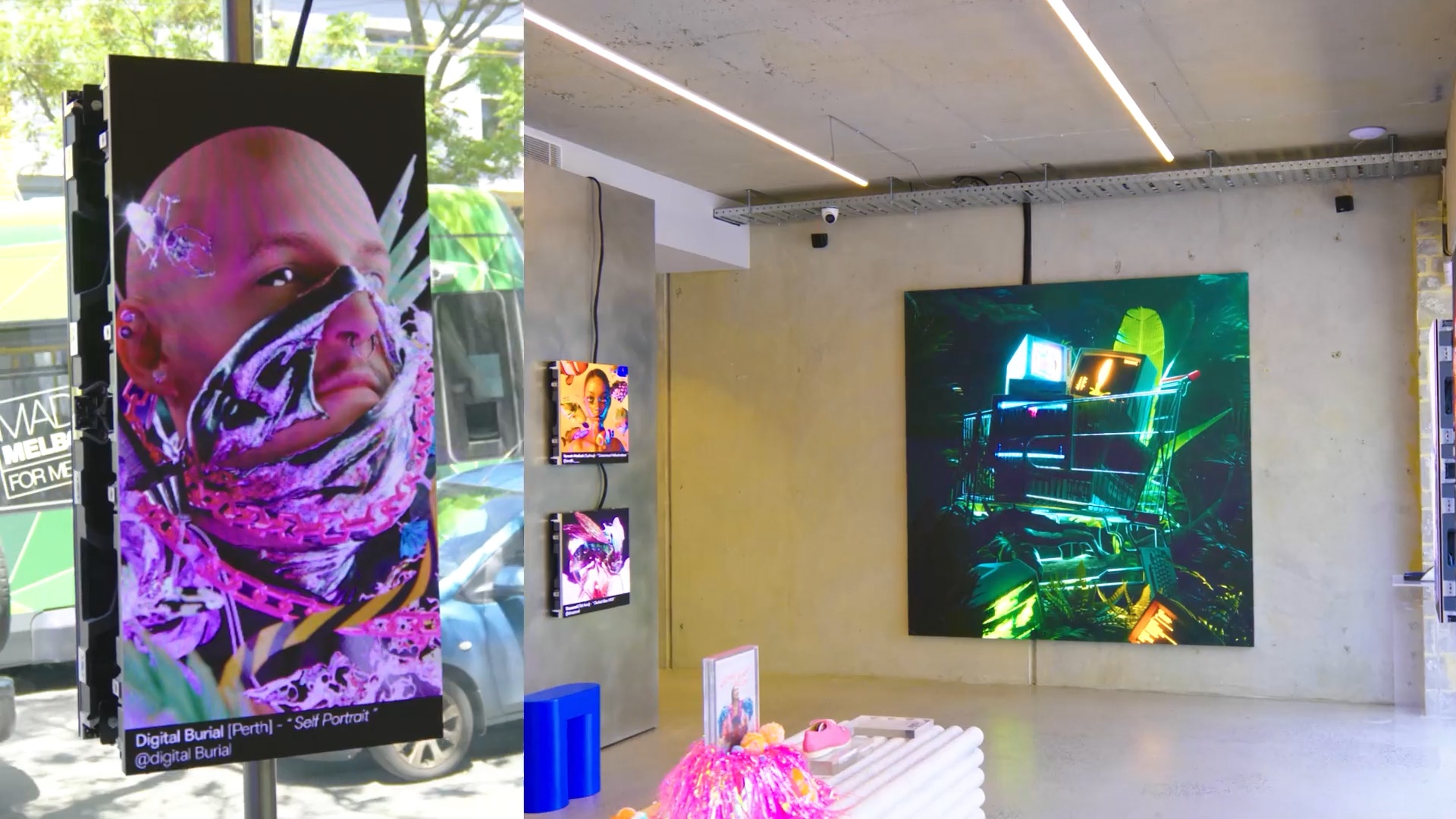 Platinum Signs digital LED display — indoor video wall