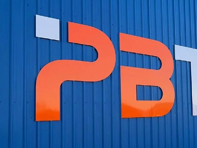 ACM composite panel letters — clean white face finish