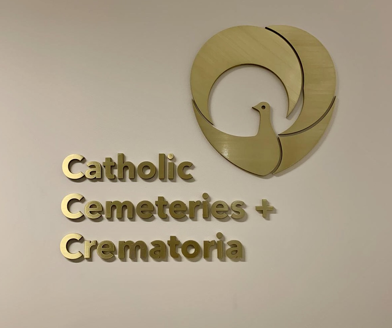 Brass letters